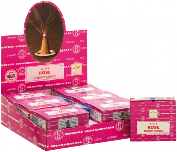 R�ucherkegel Nag Champa Dhoop Cones Rose