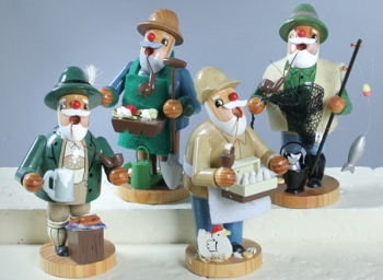 R�ucherm�nnchen Eiermann, G�rtner, Angler
