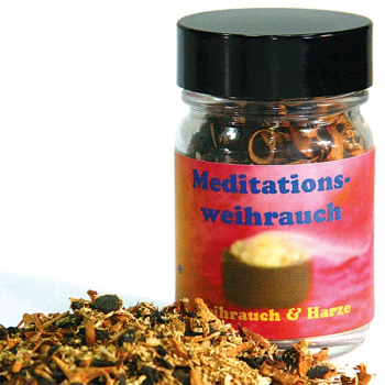 Meditationsweihrauch Glas