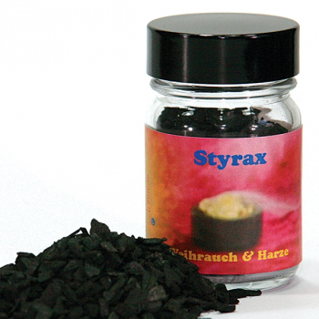 Styrax (auf Holzkohle - Pl�ttchen) Glas