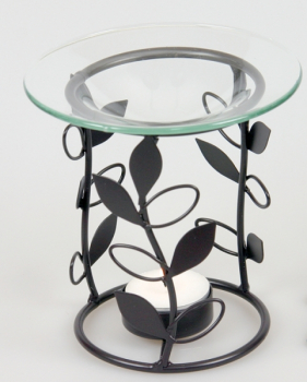 Duftlampe - Antik mit Bl�ttern