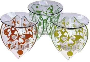 Duftlampe - Glas Schmetterling